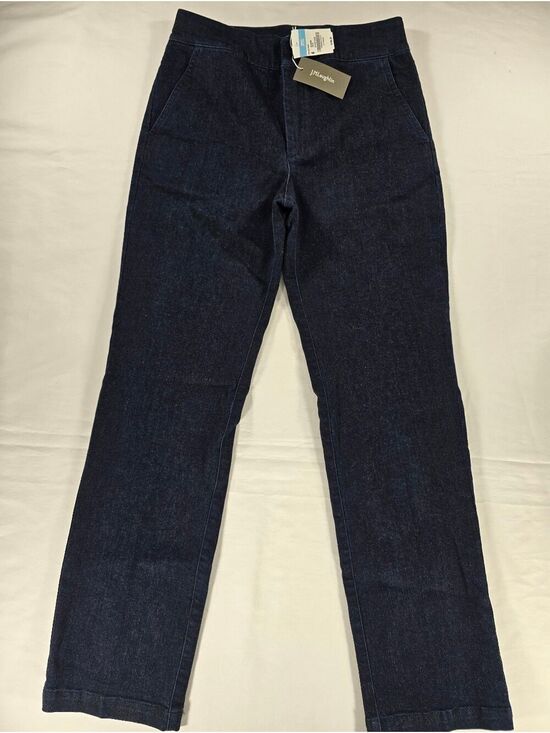 J Mclaughlin Denim - NEW J.Mclaughlin Foster Pant Straight Blue Jeans Women's 6 Stretch Denim Trouser